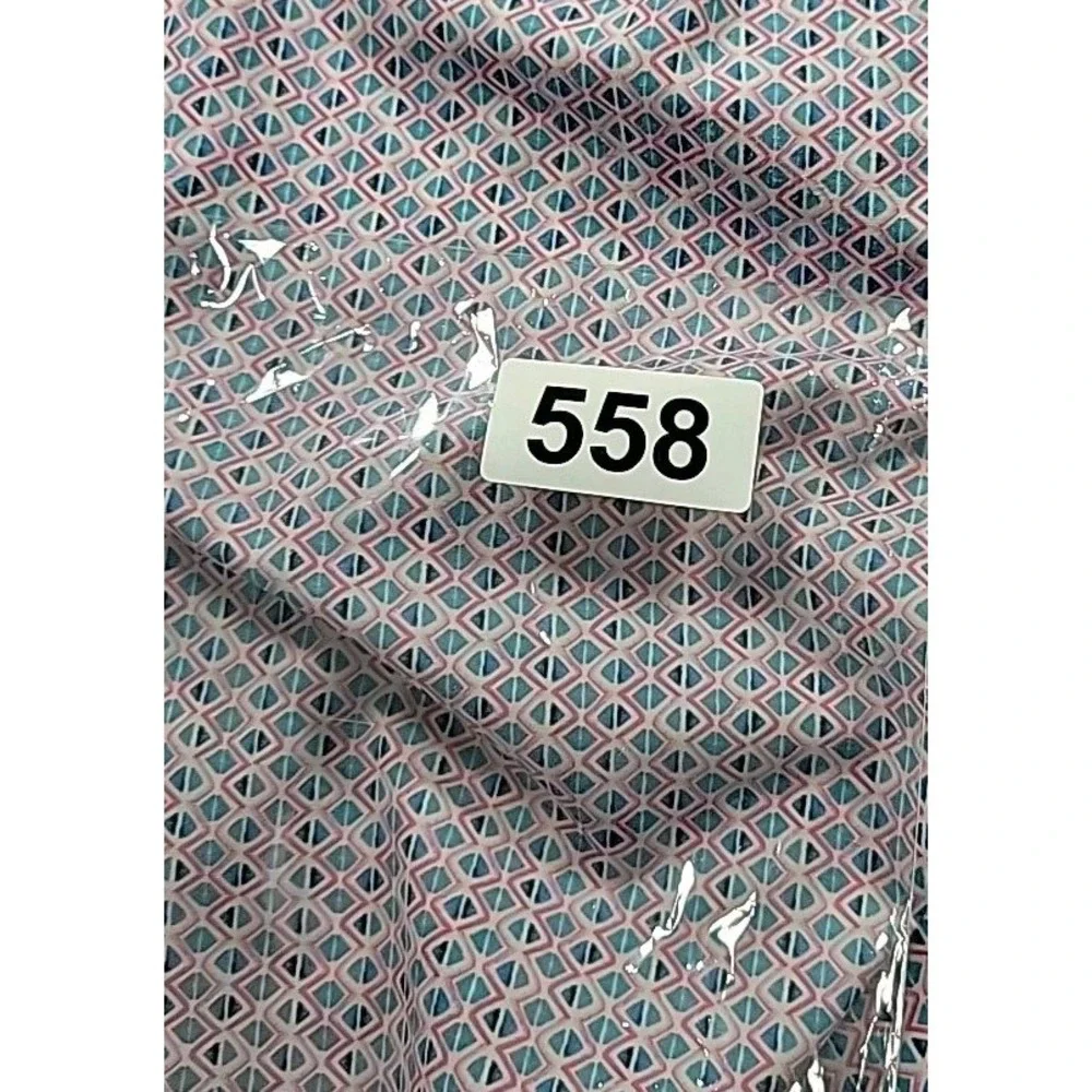Johnnie-O Swim Trunks Performance Stretch W/ Pockets Mens Sz.‎ M, GEOMETRIC PINK